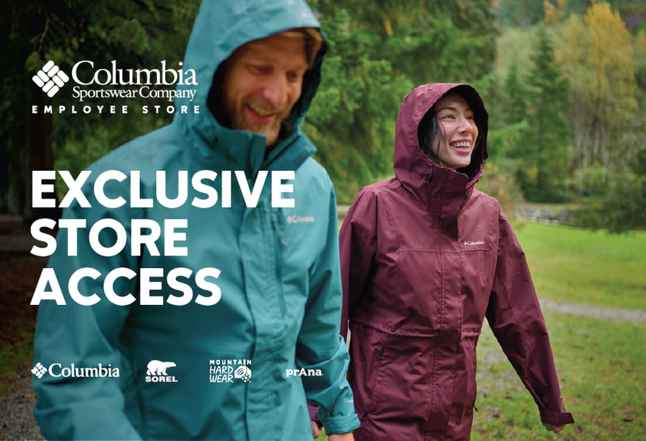 Columbia Sportswear Employee Store Invite - Spring 2025