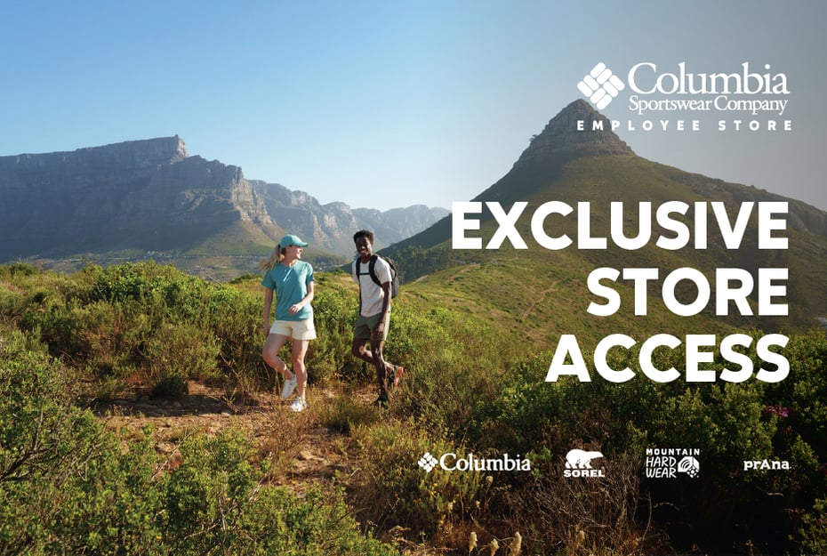 Columbia Sportswear Employee Store Invite - Spring 2025