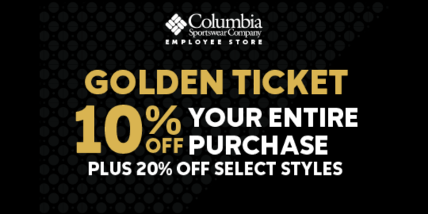 Member Benefit: Shop the Columbia Employee Store (Winter '24)